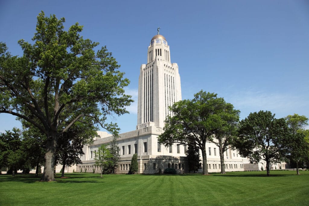 Nebraska State Capitol in Lincoln, Nebraska